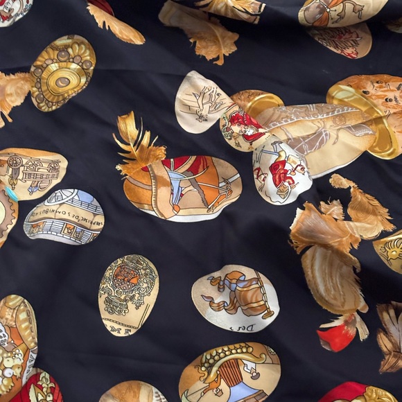 HERMES (Authentic) Silk Scarf (90cm Square) - Picture 6 of 10